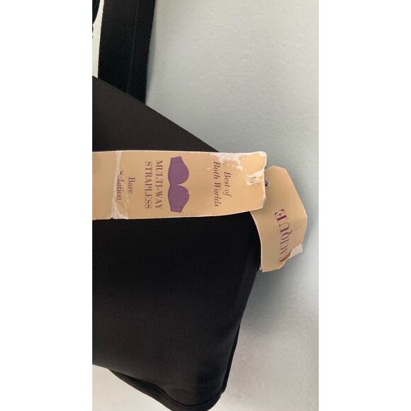 Cacique Multiway Strapless Bra Black 40DDD NWT - Picture 3 of 11